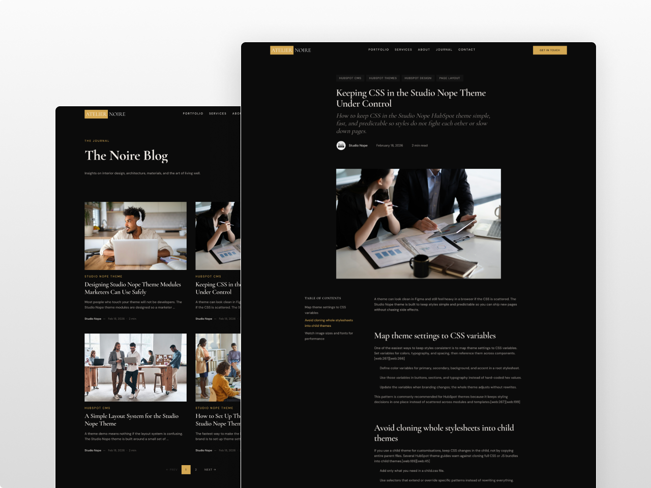 Magazine Blog With Sidebar