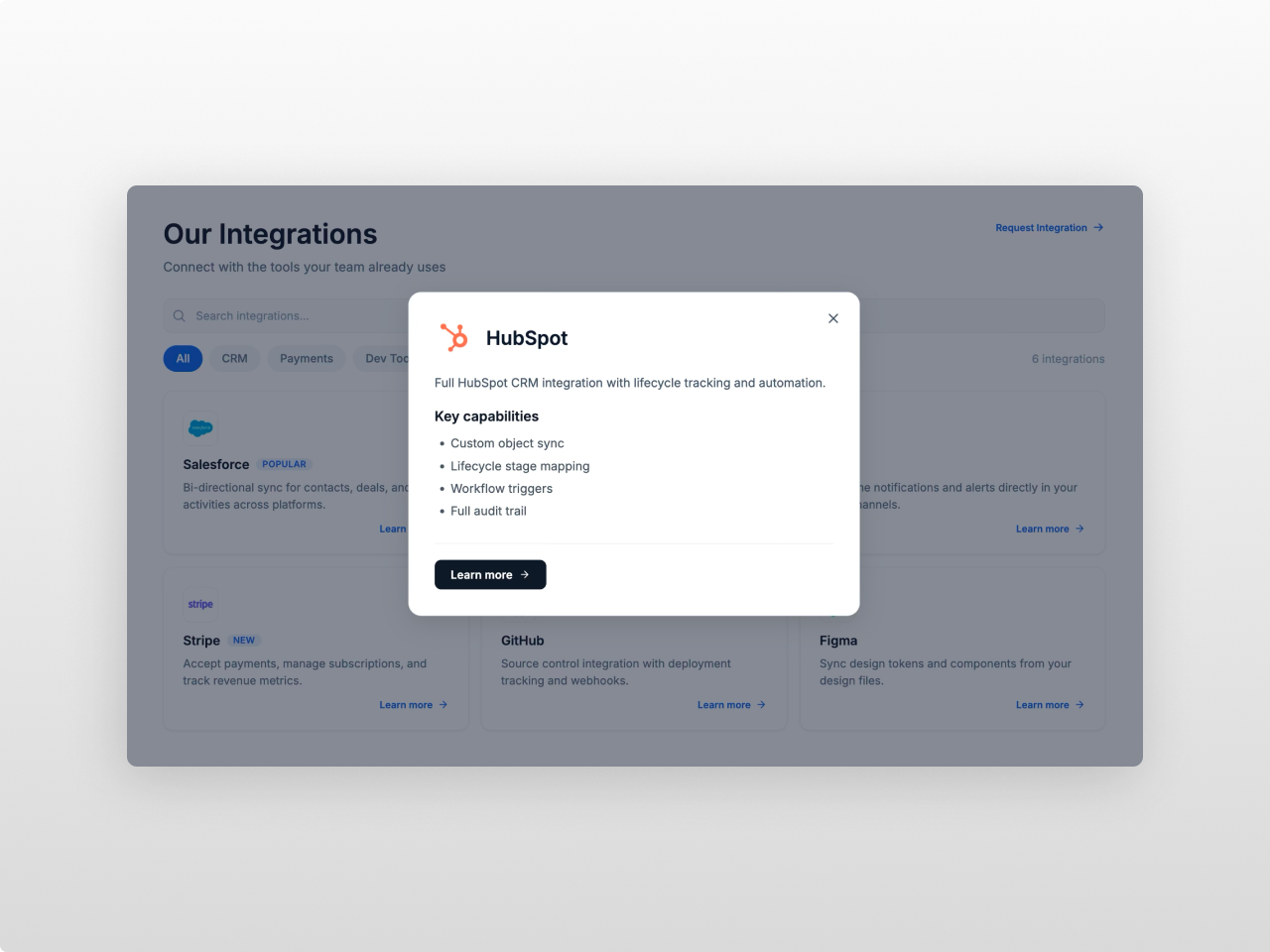 Three Layouts with Detail Modals
