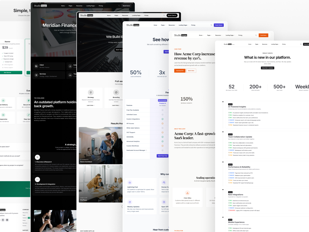 6 Design Presets With Distinct Identities