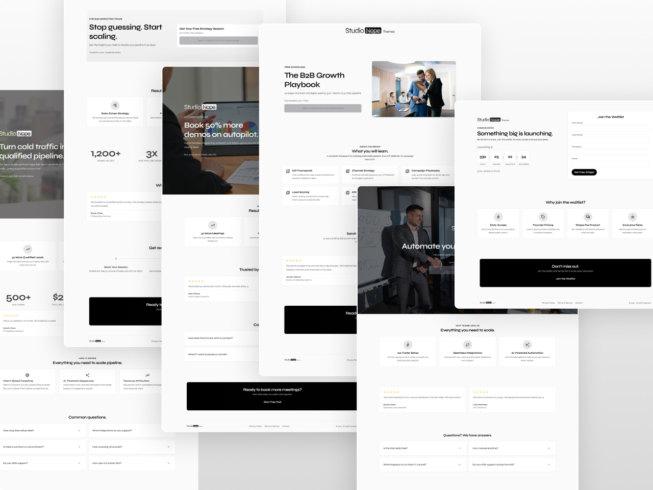 7 Conversion Landing Pages