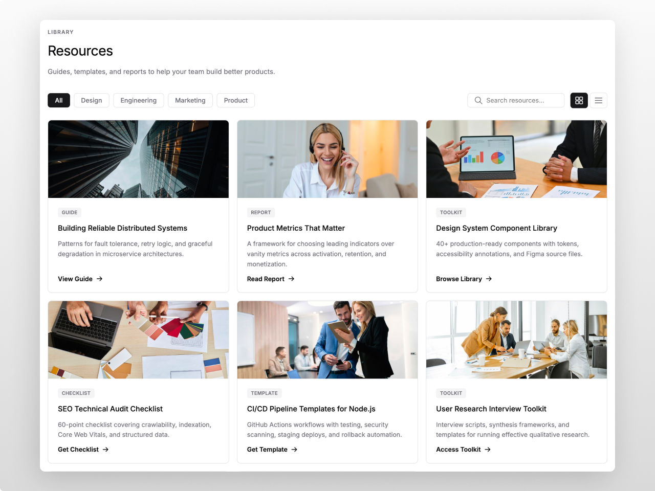 Monochrome Minimal — Developer Resource Hub
