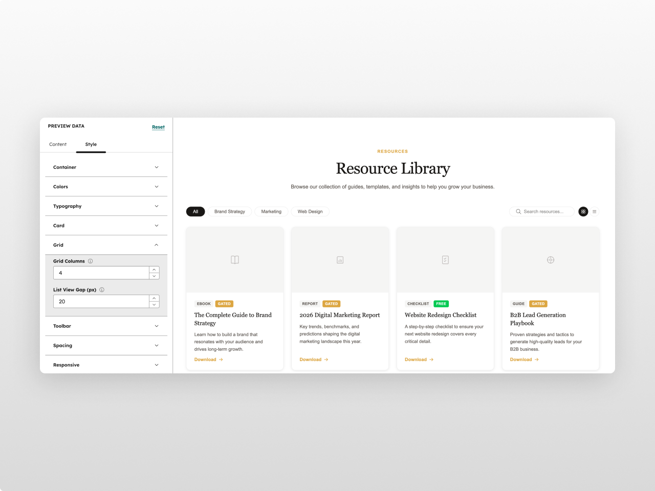 70+ Style Controls, Zero Code