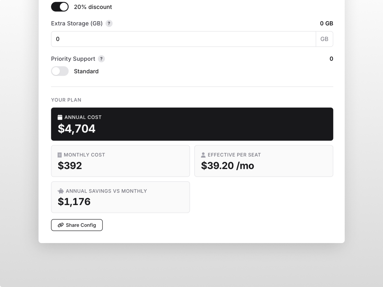 Shareable URL State + Lead Capture