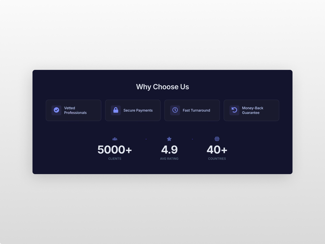 Trust Badges with Three Layouts
